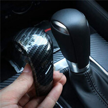 5X Sport Style Carbon Fiber Print Gear Shift Knob Cover Trim for 2 3 6 CX-3 CX-5