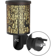 Calentador de Cera Enchufable con Temporizador de Pantalla Digital, Quemador de Cera Eléctrico, Calentador de Fragancias y Lámpara Nocturna. Enchufe