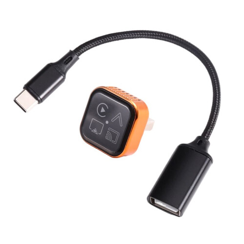Adattatore CarPlay Wireless 4 In 1 per Mirroring Dello Schermo, Compatibile con IOS e Android, da Cablato A Wireless, Plug And .