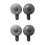 4Pcs Public Toilet Door Locking Rotating Red Green Indicator Knob Lock 1