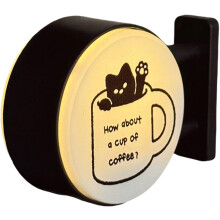 (Brown_B, -) Mini Magnetisch Coffeeshop Kühlschrank Deko, Retro Neon Schild Magnet, Ambiente Licht