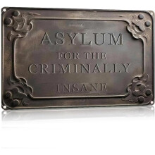 (Asylum, -) Highland-lehmä oletko kakkaamassa rautakyltti - 8x12in hauska rustiikkinen kylpyhuoneen seinäkoriste