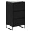 VidaXL vidaXL Sideboard Black Oak 42 x 36 x 75.5 cm Engineered Wood 3