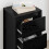 VidaXL vidaXL Sideboard Black Oak 42 x 36 x 75.5 cm Engineered Wood 4