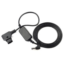 2X D-Tap to 12V Power Cable Outer Diameter 5mm Single Pin Marty Port B-Port Camera Power Supply for FS7 FS5