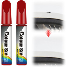 (Red, 0.5 Fl Oz (Pack of 2)) Car Scratch Repair, 2026 New Car Paint Pen Scratch Remover for Vehicles, for Deep Scratches