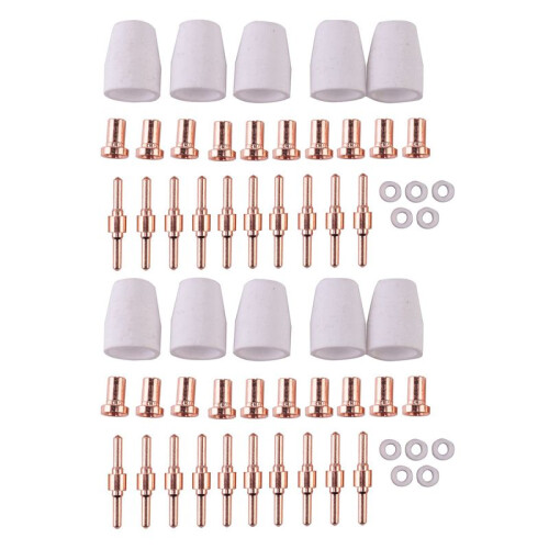 for PT-31 -40 Plasma Cutter Cutting Torch Consumables KIT Extended 60Pcs