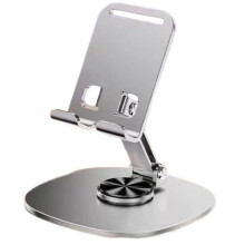 Suporte rotativo a 360 graus para telemóvel de secretária, portátil e dobrável, ajustável para dispositivos móveis_M