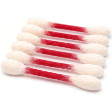 (Red, -) 6er Wattestäbchen Katzen Spielzeug mit Katzenminze, Riesen langlebig Kitten Kau Sticks