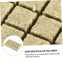 Blok do Hydroponicznego Sadzenia, Blok do Roślin, Macierz Bezglebowa, Siew, Taca z Wełny Mineralnej, Blok do Sadzonek, Uprawa