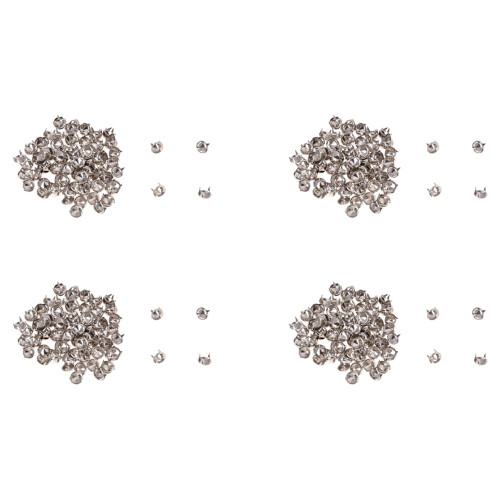 400 Silver Copper Round Cone Rivet Spike Studs Spots DIY Rock Punk 8mm