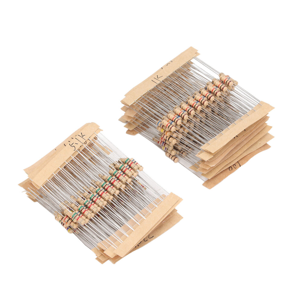 Carbon Film Resistor Kit 300PCS 10R-1M 1/2W