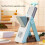 5 in 1 Vegetable Chopper Food Potato Cutter, Strips Julienne Dicer Adjustable Thickness Kitchen Chopping Kitchen Tools 4