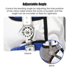 Adjustable Hip Joint Fixation Brace Orthopedic Bracket for Hip Thigh Femoral Fracture Limb Paralysis Rehabilitation