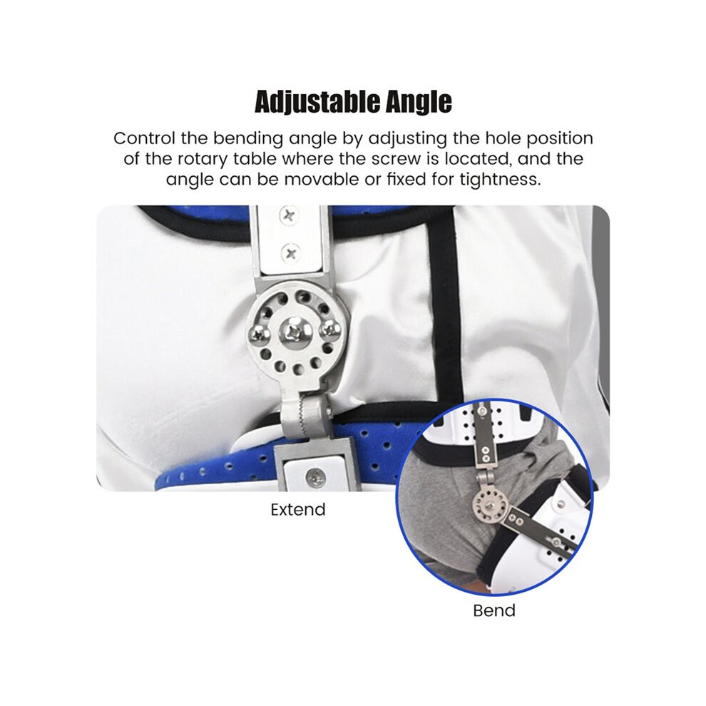 Adjustable Hip Joint Fixation Brace Orthopedic Bracket for Hip Thigh Femoral Fracture Limb Paralysis Rehabilitation