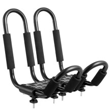 Kayak Roof Rack 1 Pairs J-Bar Carrier for Canoe, SUV, Cars, Trucks, Surf Ski, Car Top Mount Racks for Trip