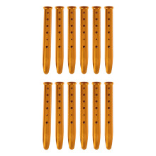 12Pcs Snow and Sand Tent Stakes Pegs Aluminum Alloy U-Shaped Pegs Tent Nails for Camping Hiking Backpacking