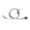 For ECG Cable 5 Leads Snap M1977A M1972A for , 12-Pin Connector 2
