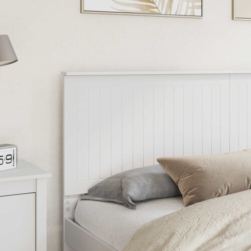 VidaXL vidaXL Headboard with Headboard White 180 cm Engineered wood 2