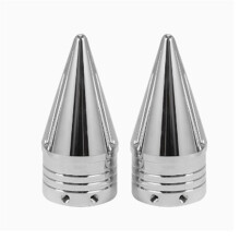 Motorcycle Front Twisted Axle Nut Covers Spike Axle Caps for Touring Road King Dyna Softail Sportster