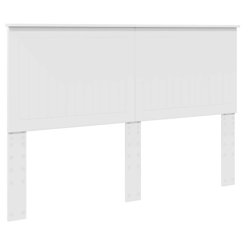 VidaXL vidaXL Headboard with Headboard White 150 cm Engineered wood 1