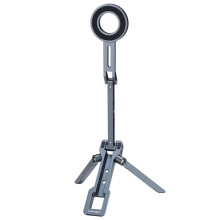 LEAPLIGHT Magnetic Tripod Folding Phone Tripod Overhead Desktop Holder for Smartphone