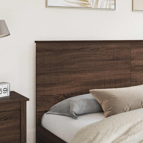 VidaXL vidaXL Headboard with Headboard Brown Oak 180 cm Engineered wood 2