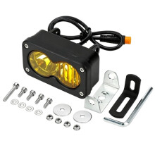 3-Inch Spotlight for Electric Mountain Bikes - Ultra-Bright, High-Intensity Work Light for Ridstar Q20 Off-Road Vehicles