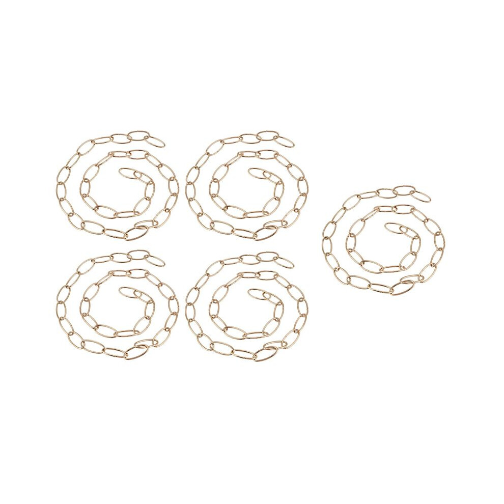 5Pcs 1M Heavy Duty Chain For Vintage Chandelier Hanging Lamp,French Gold 4713787215654