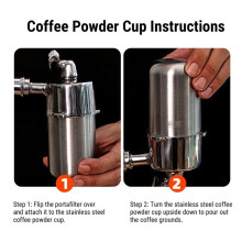 Burr Coffee Grinder, Electric Single Dose Coffee Grinder, with 60 Grind Settings for Espresso Drip French Press Black
