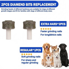 Upgraded Silent Groom Pro Nails Grinder Heusom Silent Grind Pro for Dogs Nails.