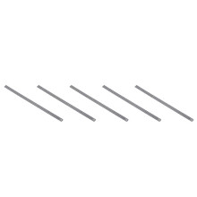 5X Stainless Steel 60cm 23.6 Inch Measuring Long Straight Ruler