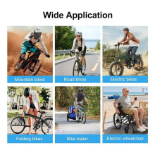 1080P Fahrradspiegel, Fahrrad-Rückfahrkamera mit 5-Zoll-Bildschirmmonitor, 10000-MAh-Akku, Lenkerkamera für Elektrofahrräder