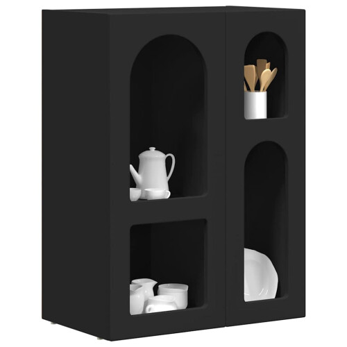 VidaXL vidaXL Sideboard Black 59 x 35 x 80.5 cm Engineered Wood 2