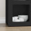 VidaXL vidaXL Sideboard Black 59 x 35 x 80.5 cm Engineered Wood 5