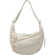 (#B, -) Sac Bandoulière Nylon Femme 2026, Léger Croissant Couleur Unie Bandoulière Large Réglable
