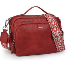 (Red, -) Sacs Bandoulière Femme, Tendance Portefeuille Épaule pour Femmes