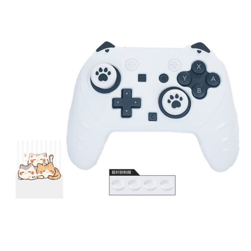 Cat Ear Silicone Case for  2 Pro Game Controller Set Anti-Slip with Joystick Cap for   2 Pro A
