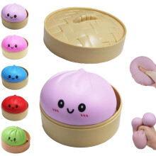 (#10, -) Dumpling squishies 2026 caja misteriosa purpurina coloridos bolas antiestrés fidget blando exprimir descompresión