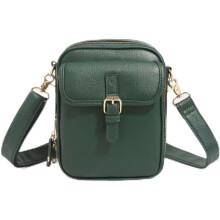 (Green, -) Sac Bandoulière Femme, Antivol avec Fentes Cartes, Bandoulière Réglable