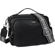 (Black, -) Sacs Bandoulière Femme, Tendance Portefeuille Épaule pour Femmes