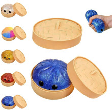 (#9, -) Dumpling squishies 2026 caja misteriosa purpurina coloridos bolas antiestrés fidget blando exprimir descompresión