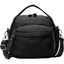 (Black, -) Sacs Bandoulière Nylon, Léger Imperméable Multi-Poches Voyage avec Bandoulière Réglable