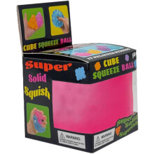 (Pink, One Size) Cubo hielo azúcar malta squishy antiestrés lento suave exprimir fidget sensorial ansiedad alivio calma