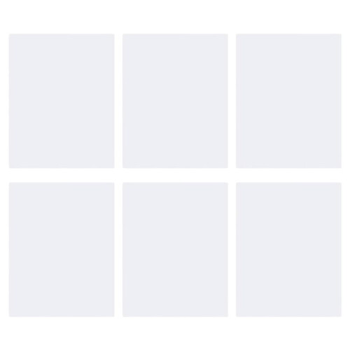 Printable Shrink Dink Sheets,Semi-Transparent Shrinky Films Papers for Inkjet Printer,Printable Shrinky Plastic 6sheets