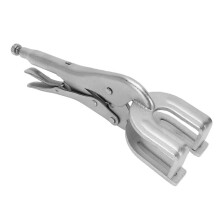 9" Steel U-Shaped Locking Pliers Heavy Duty Welding Clamp for Metalworking & Automotive