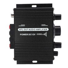 AK170 12V Digital Power Audio Car Amplifier for Home Theater Club Party Music 20Wx2 Power