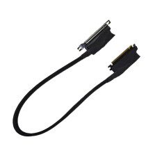PCIE 5.0 X16 to X16 Card Extension Cables GPU 512G for Chassis Server RTX50 Dual Reverse Bending 50CM