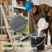 15Pcs Paint Strainer Bags 5 Gallon,Bucket Paint Filters Strainer 5 Gal with Stretchable Elastic Top Opening Paint Screen
