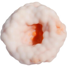 (Orange, 1pc) Rapea muovailtava puristus stressipallo - muotoiltava tyhjiö sensoriset pallot fidget lelu, ahdistuksen lievitys rauhoittava